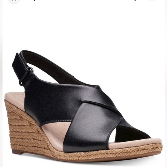 Clarks Collection Women's Wedge espadrilles Sandals Lafley Alaine Size 9 - Picture 12 of 12